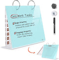Desktop Glass Dry Erase & Acrylic Aesthetic Calendar Weekly to-do List Combo by TOWON