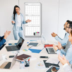 Lincia 36" x 18" Double Sides Dry Erase Calendar - Image 6