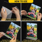 Dynta Acrylic Sign Holder 8.5 x 11 Inches 14 Pack Double Sided Clear Display - Image 5