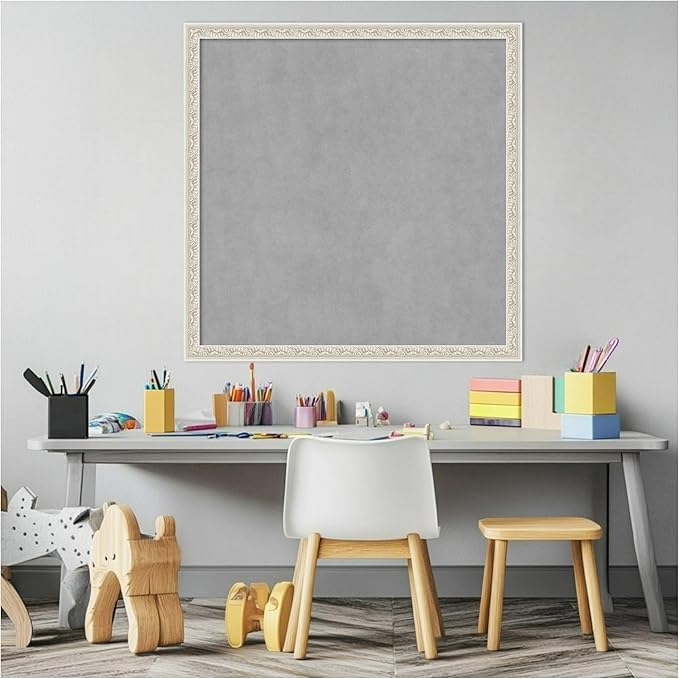 Amanti Art Silver Framed Magnetic Board 26x26 Medium Vision Board - Image 5