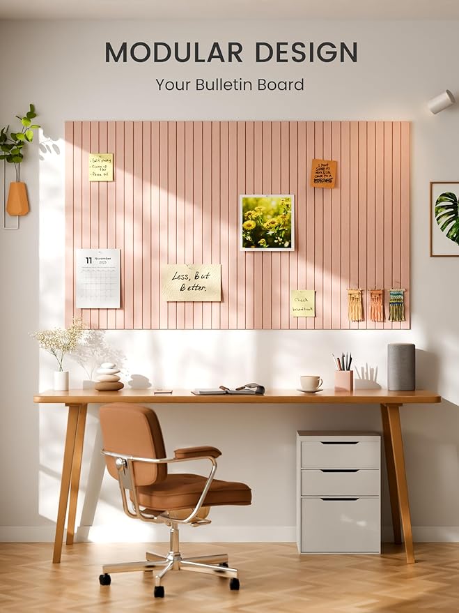 Bumusty Large Cork Board Alternative-47 x35 Felt Bulletin Board Tiles, - Image 6