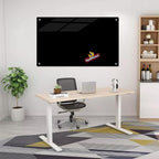 Magnetic Glass Dry Erase Board White Board Wall Mounted Whiteboard, Large - Image 6