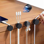 Maveek Magnetic Cord Clips Black, Silicone Cord Organizer Magnet Cable Holder - Image 2