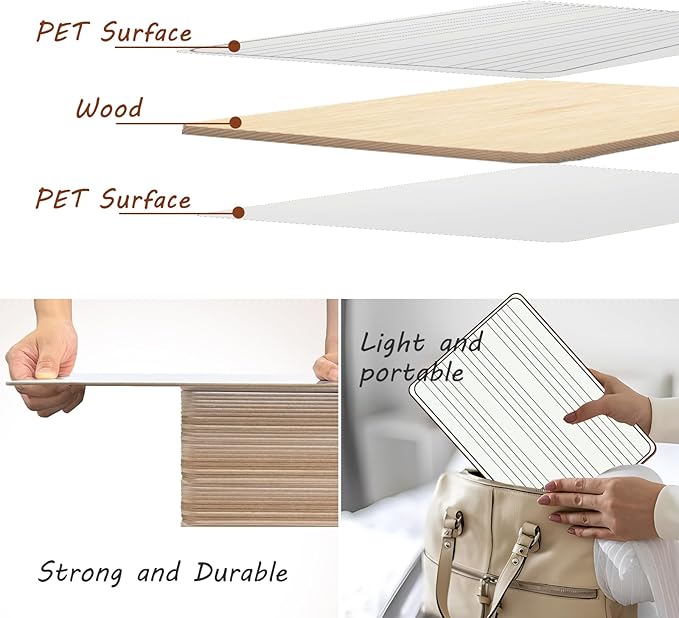 10 Pack Double Sided Music Staff Whiteboard -9''x12'' Keyboard Whiteboard - Image 5
