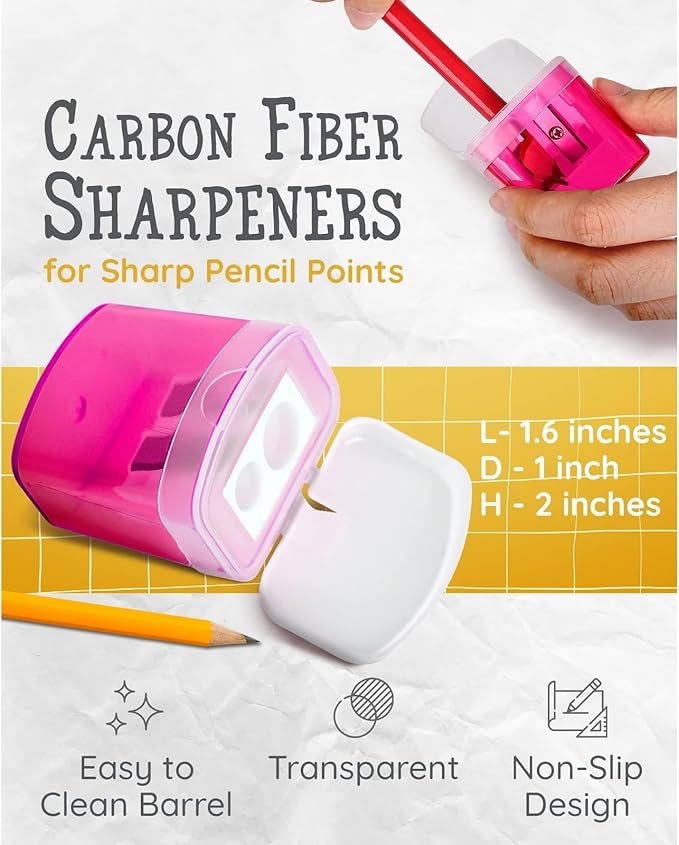 Artellius Bulk Pencil Sharpeners - Image 3