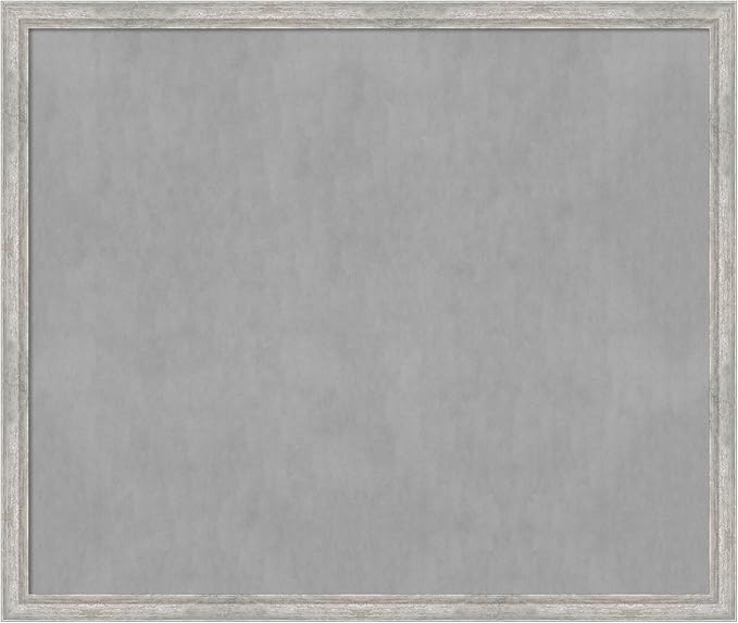 Amanti Art Silver Framed Magnetic Board 43x51 Oversize Vision Board by AmantiArt