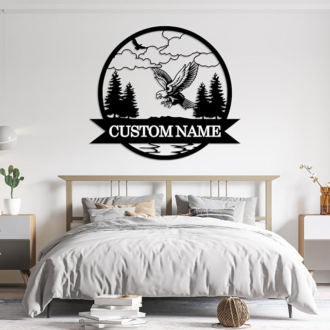 Custom Eagle Metal Signs | Custom Signs Outdoor Metal | Metal Wall Art | Home - Image 9
