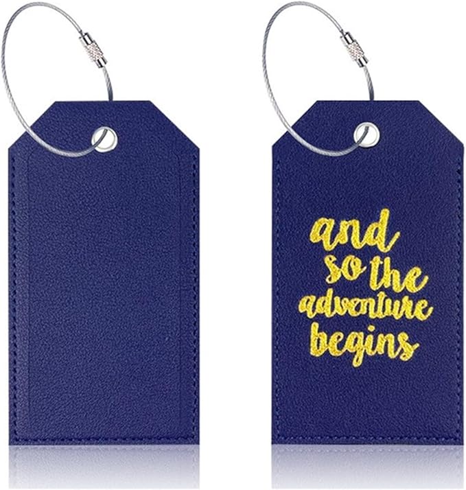 Portable Leather Travel Labels - Image 4