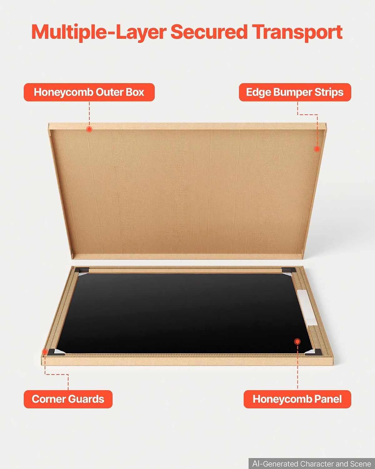 VEVOR Glass Dry Erase Board 96 x 48 in Black Magnetic Whiteboard