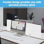 Desk Divider 4 Pcs Desk Privacy Panel 47.2''L x 15.8W'' Office Partitions - Image 3