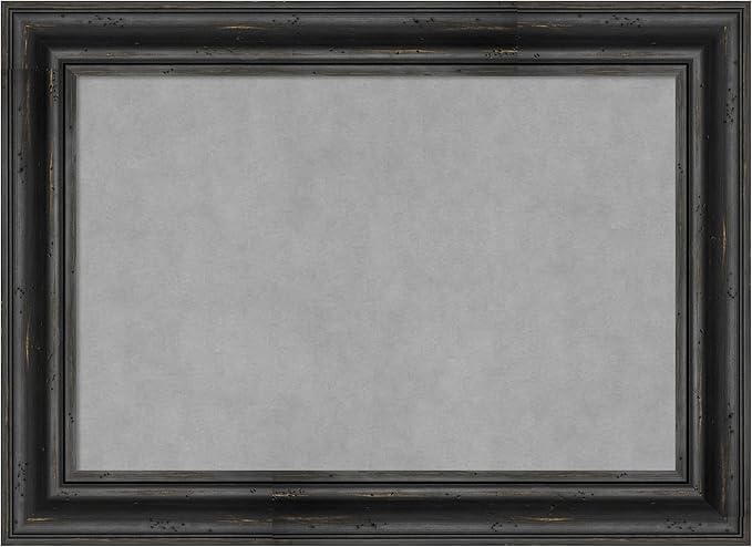 Amanti Art Black Framed Magnetic Board 21x29 Medium Vision Board by AmantiArt