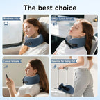 SPRFUFLY Soft Travel Pillow, 100% Memory Airplane Pillow - Image 7