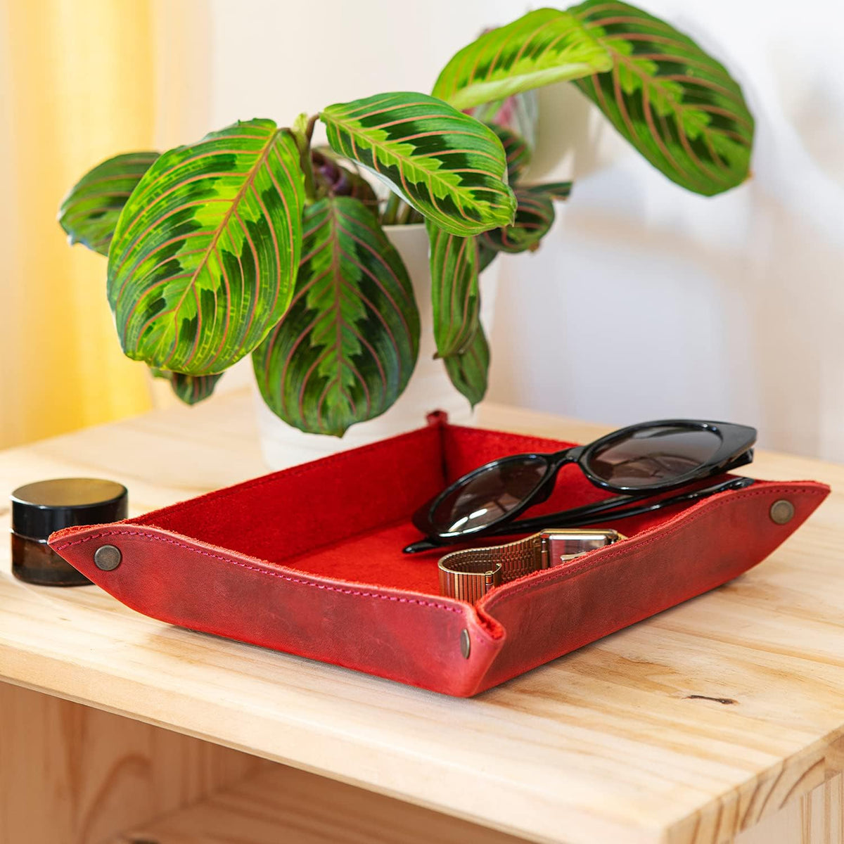 Londo Genuine Leather Tray Organizer - Practical Lightweight Water Resistant ...