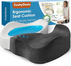 CushyOasis Seat Cushion, Gel Chair Cushions, Office Chair Cushions, Anti-Slip by CushyOasis