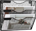 EASEPRES Mail Organizer Wall Mount Hanging File Holder Storage, Metal Chicken by EASEPRES