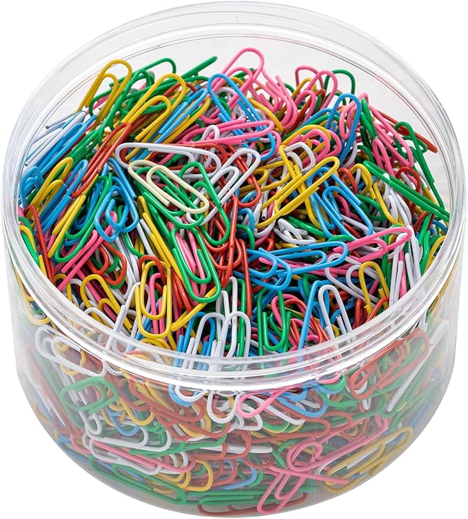 Paper Clips Colorful, Durable and Rustproof by Unknown