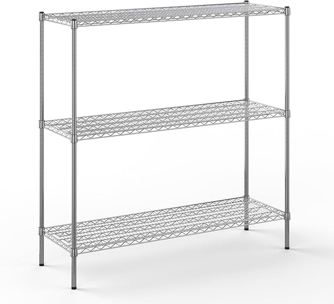 Regal Altair 18" Deep x 54" Wide x 54" Height Wire Shelving Kit | 3-Tier | NSF by Regal+Altair