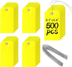 500 Pieces Plastic Shipping Tags by XUWAIDSGN