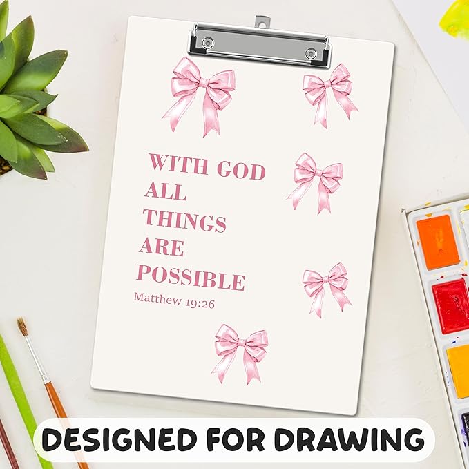 APIILVPQ Bible Verse Clipboard, Christian Wooden Clip Boards - Image 6