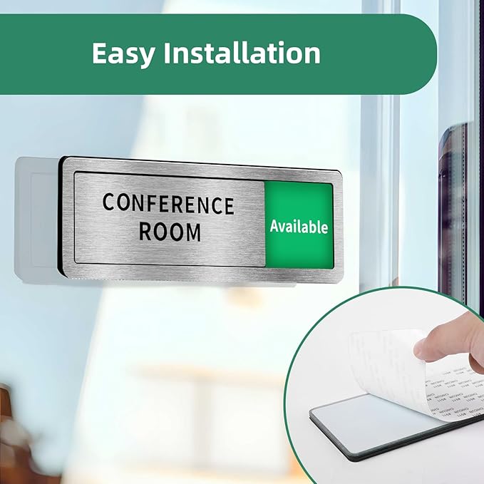 WeddingSteps Office Sign for Door Conference Room Sliding Door Signs In - Image 5