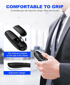 DinoFire USB Type C Wireless Presentation Clicker, BT&RF 2.4GHz Dual Modes - Image 7