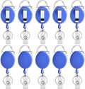 Retractable Badge Holder with Carabiner Reel Clip and Key Ring by moeverEx