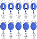 Retractable Badge Holder with Carabiner Reel Clip and Key Ring by moeverEx