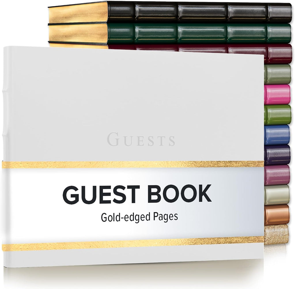 Gallery Leather Guest Book
