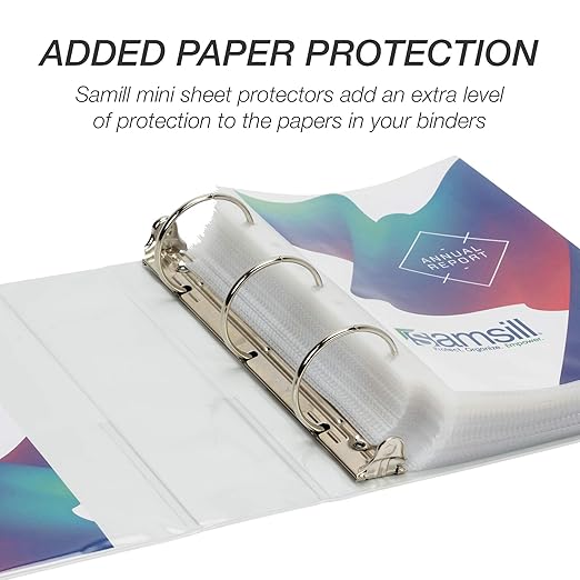 Samsill Economy 2 Inch Mini 3 Ring Binder, Made in The USA, Round Ring Binder - Image 7
