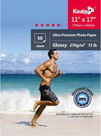 Koala Ultra Premium Photo Paper 11x17 In Glossy Photo Printer Paper by KOALAPAPER