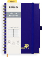 POPRUN Spiral Dotted Journal Notebook, by POPRUN