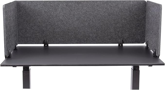 ReFocus™ Raw Clamp-On Acoustic Desk Divider – Reduce Noise and Visual by SStandUpDeskStore
