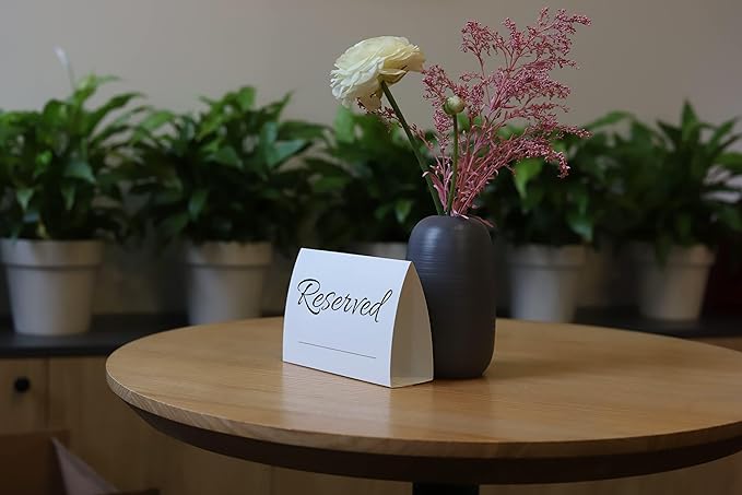 20 Pack Modern Reserved Table Sign - Image 7