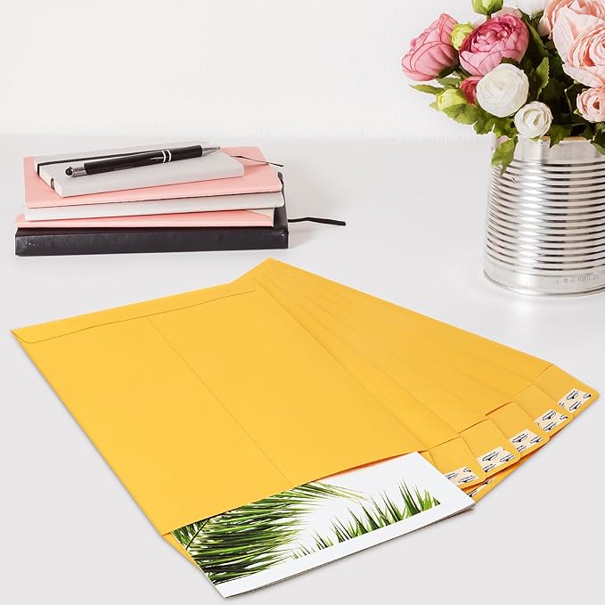ValBox 9x12 Self Seal Security Catalog Envelopes 250 Packs Brown Kraft Envelopes - Image 6