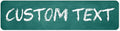 Custom Sign, Custom Street Sign, 11 Font Colors, 13 Font Styles, 4 Hole Options by MySignCenter