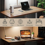 DAWNTREES Desk Mat Protector, PU Leather Desk Pad, Non Slip, Large Mouse Pad - Image 6