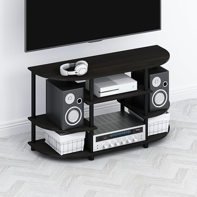 Furinno TOMI TV Stand, Corner Entertainment Center, TV Console by Furinno-FitsYourSpaceFitsYourBudget