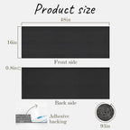 EcoBrisa 48" Under Desk Privacy Panel Self-Adhesive Modesty Panel Stand Up Desk - Image 3