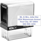COLOP Medium Size Self Inking Custom Text Stamp by Rubber+Stamp+Creation