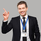 Zonon 150 Pcs Horizontal Clear ID Badge Holders Plastic Card Name Tag Holders - Image 7