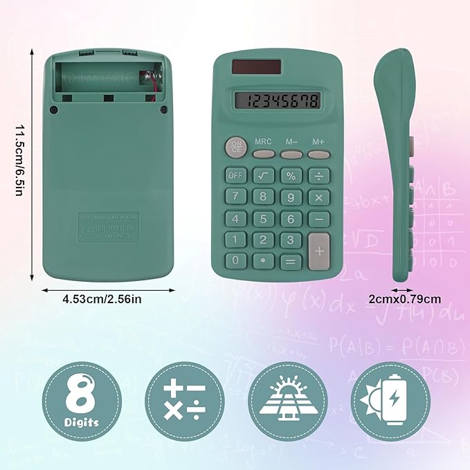 Tellegloww 36 Pcs Pocket Size Basic Calculators Bulk - Image 2