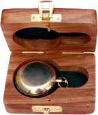 Bazross Brass Nautical Compass - Image 4
