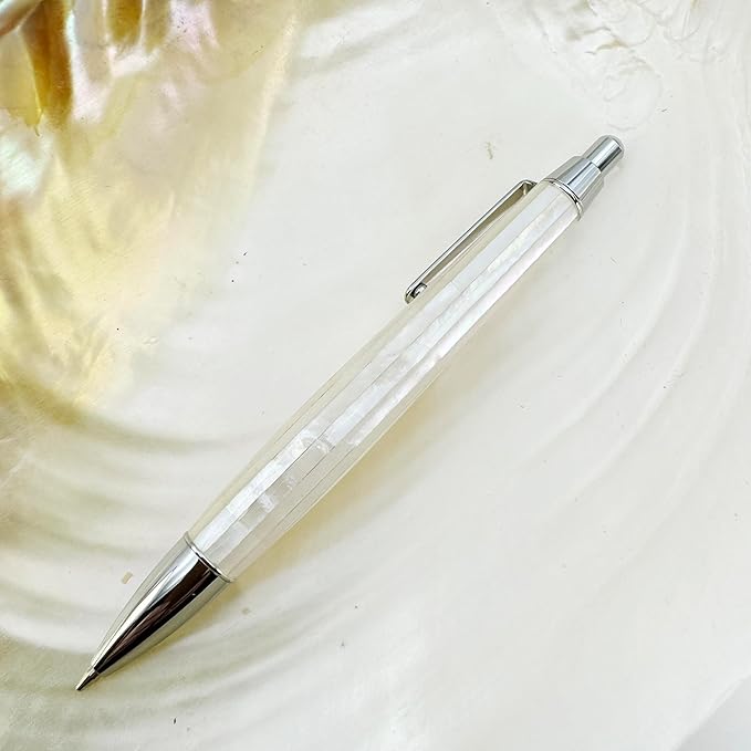 LACHIEVA LUX Mother of Pearl Mechanical Pencil 0.7mm, Elegant Metal Pencil - Image 5
