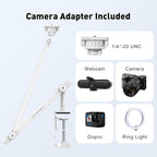 AboveTEK Tablet Stand Holder for Desk & Bed, Aluminum iPad Holder Arm - Image 8
