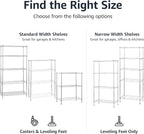 Amazon Basics 5-Shelf Adjustable, Storage Shelving Unit, Steel Organizer Wire - Image 6