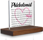 Phlebotomist Gifts, Thank You Desk Sign by Pariveca