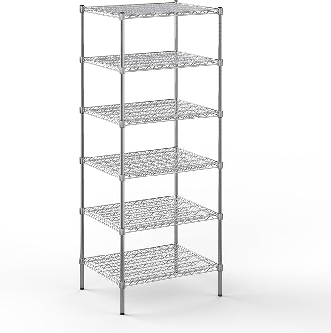 Regal Altair 24" Deep x 30" Wide x 74" Height Wire Shelving Kit | 6-Tier | NSF by Regal+Altair