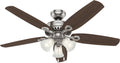 hunter builder plus, indoor, ceiling fan, 5 blades, main product view