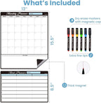 Magnetic Dry Erase Monthly Calendar Set - Image 2
