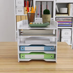 Natwind 5-Tier Desk Organizer, File Organizer, File Paper Organizer - Image 2